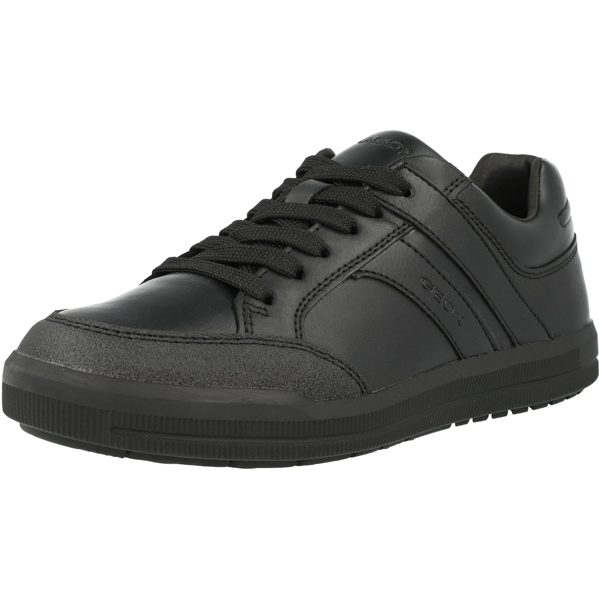 Geox Arzach Black Boys School Sneakers