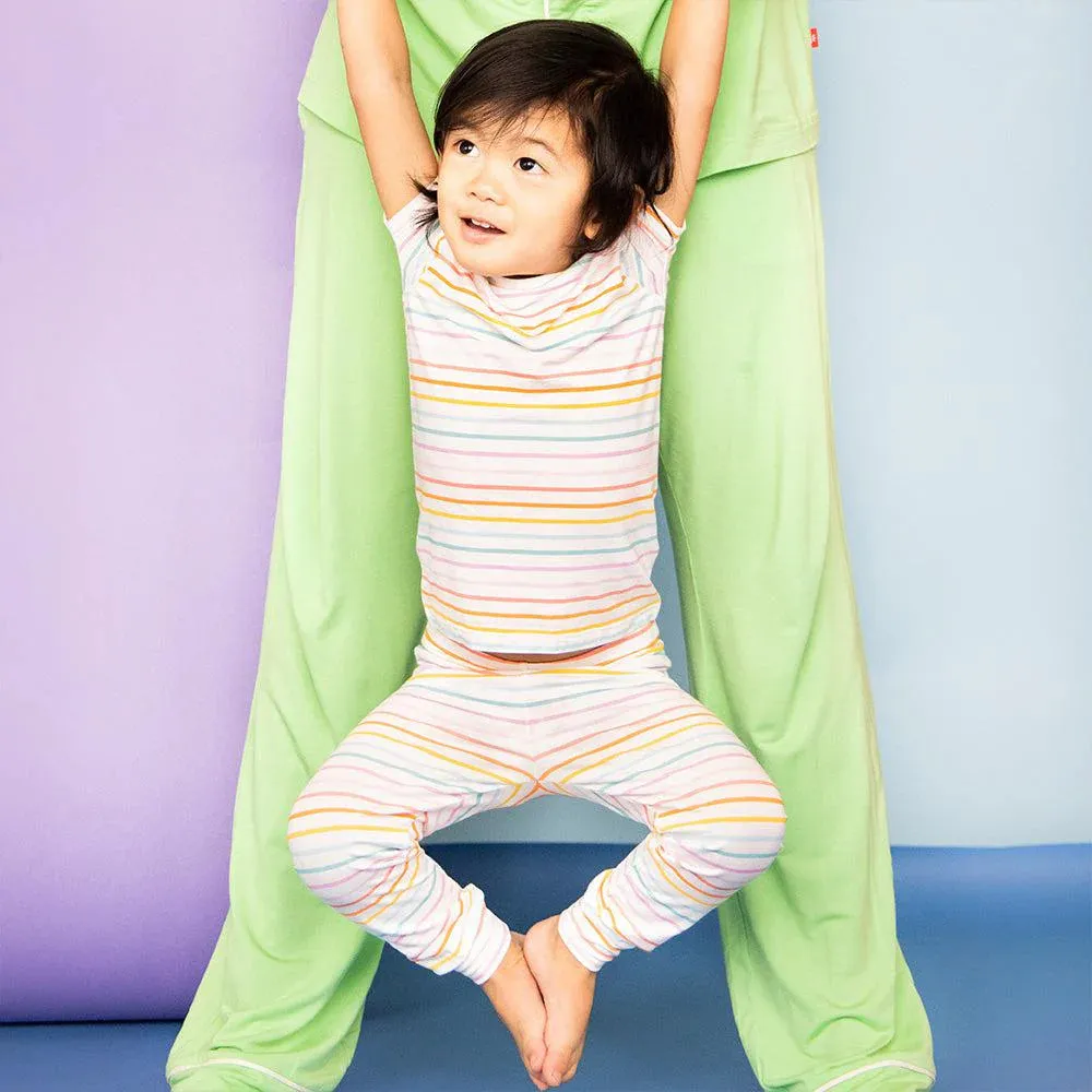 Glitter Sparkle Stripe 2pc Pajama