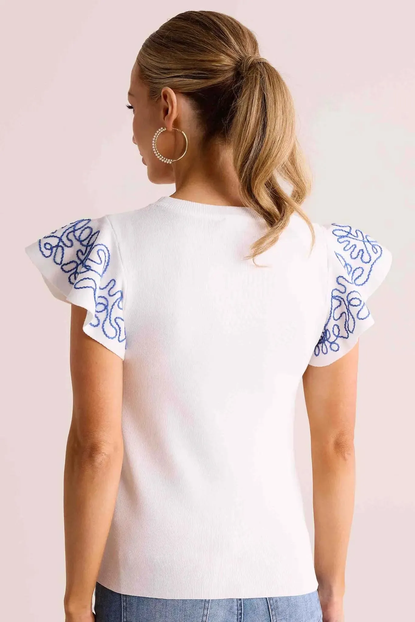 Hadley Top- Ivory