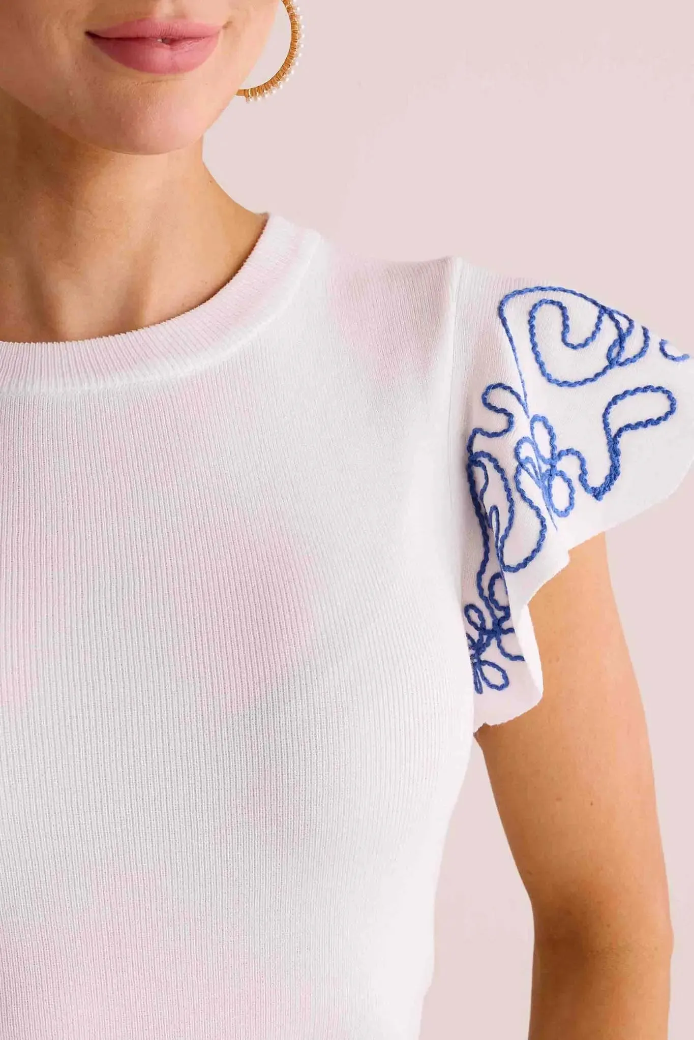 Hadley Top- Ivory