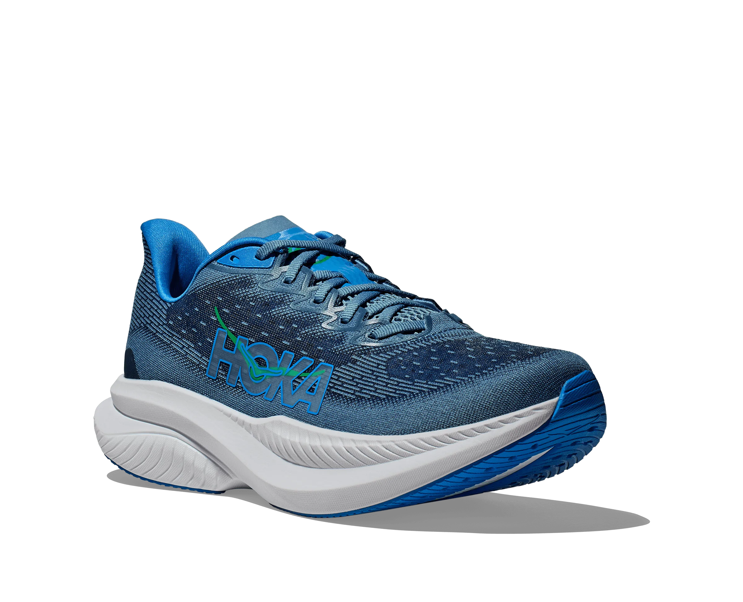 HOKA Men Mach 6 Wide - Downpour / Thunder Cloud