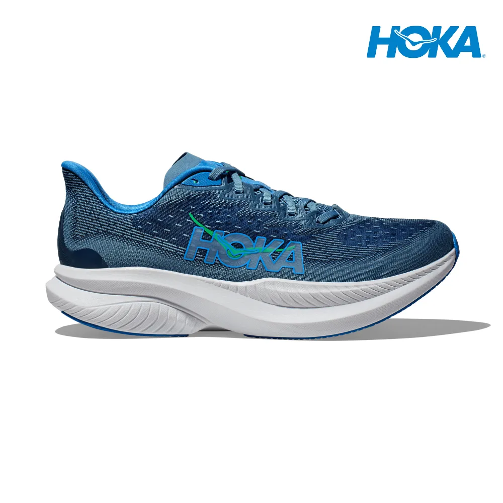 HOKA Men Mach 6 Wide - Downpour / Thunder Cloud