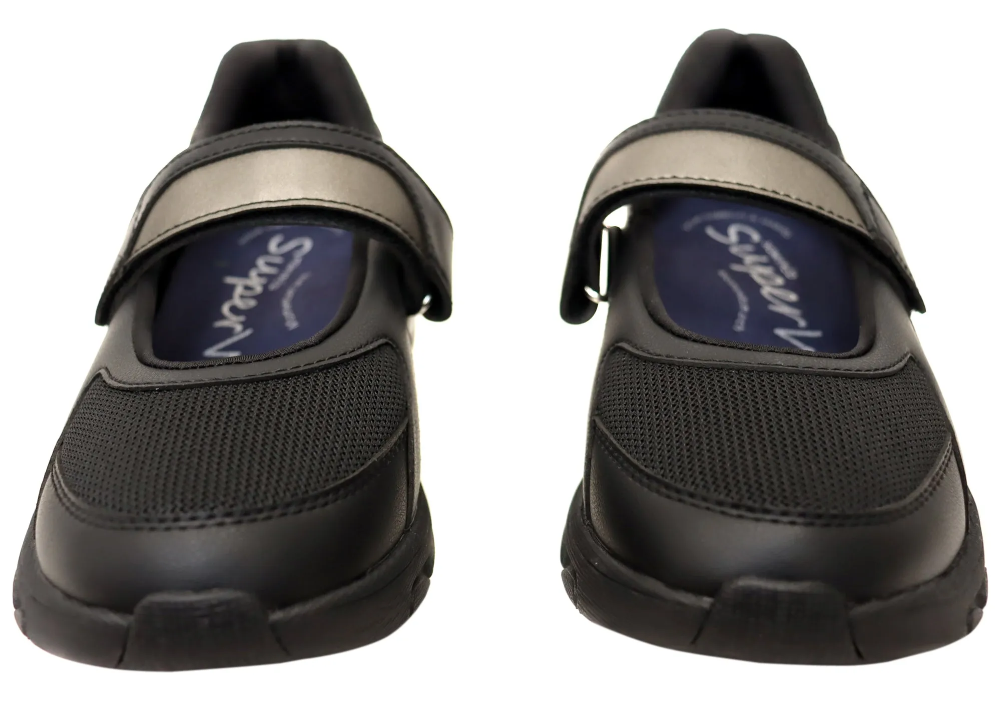 Homyped Airstep MJ Womens Comfortable Wide Fit Mary Jane Shoes