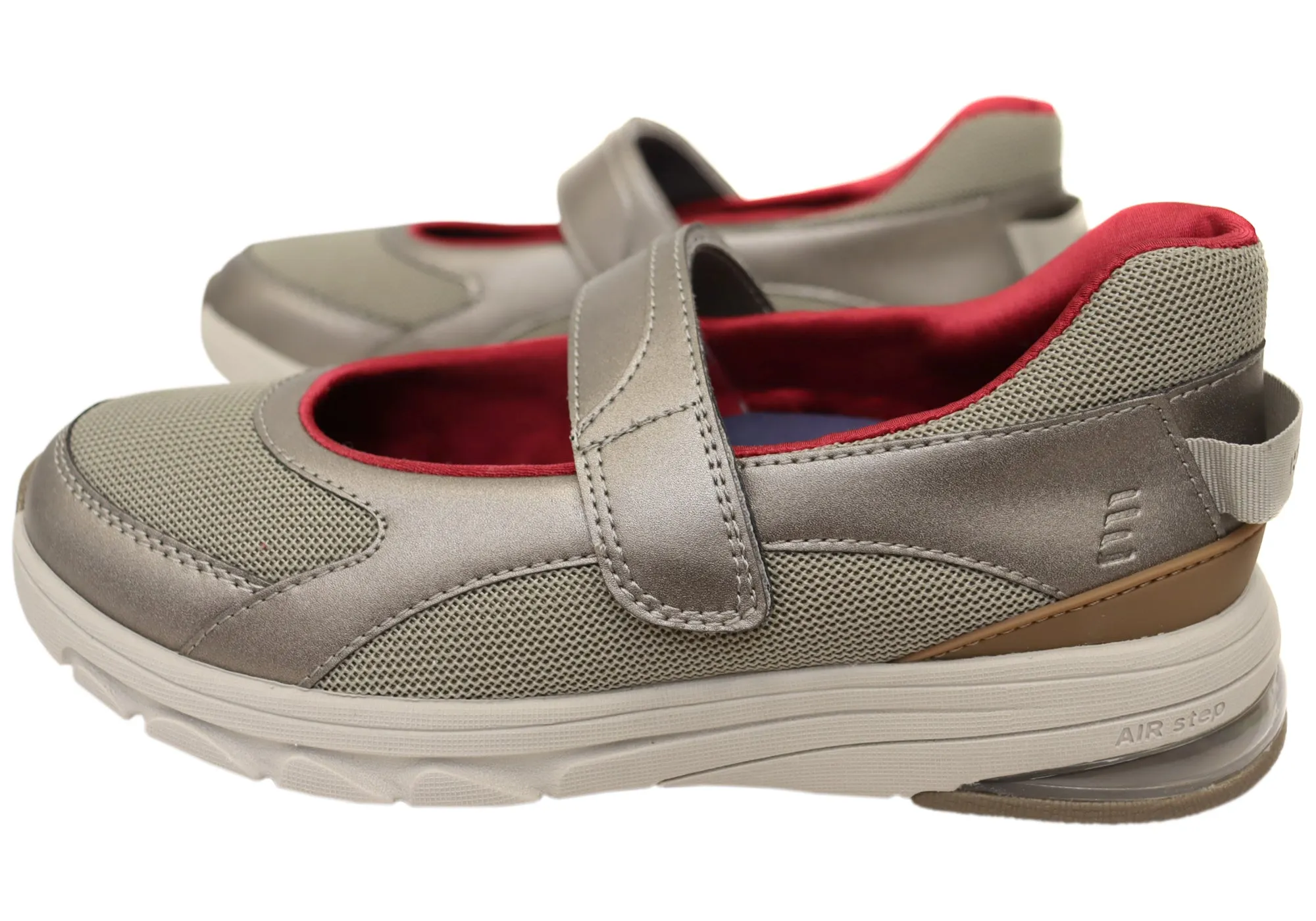 Homyped Airstep MJ Womens Comfortable Wide Fit Mary Jane Shoes