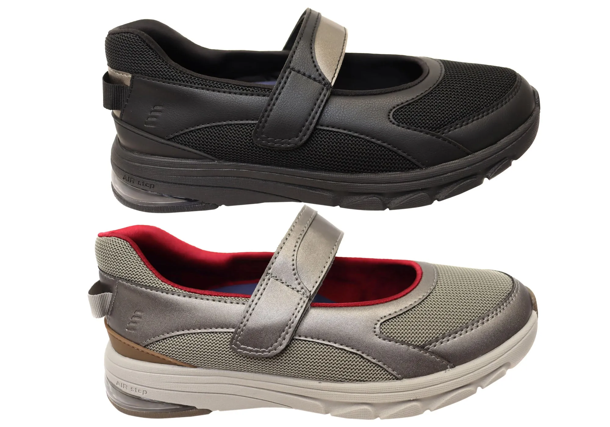 Homyped Airstep MJ Womens Comfortable Wide Fit Mary Jane Shoes