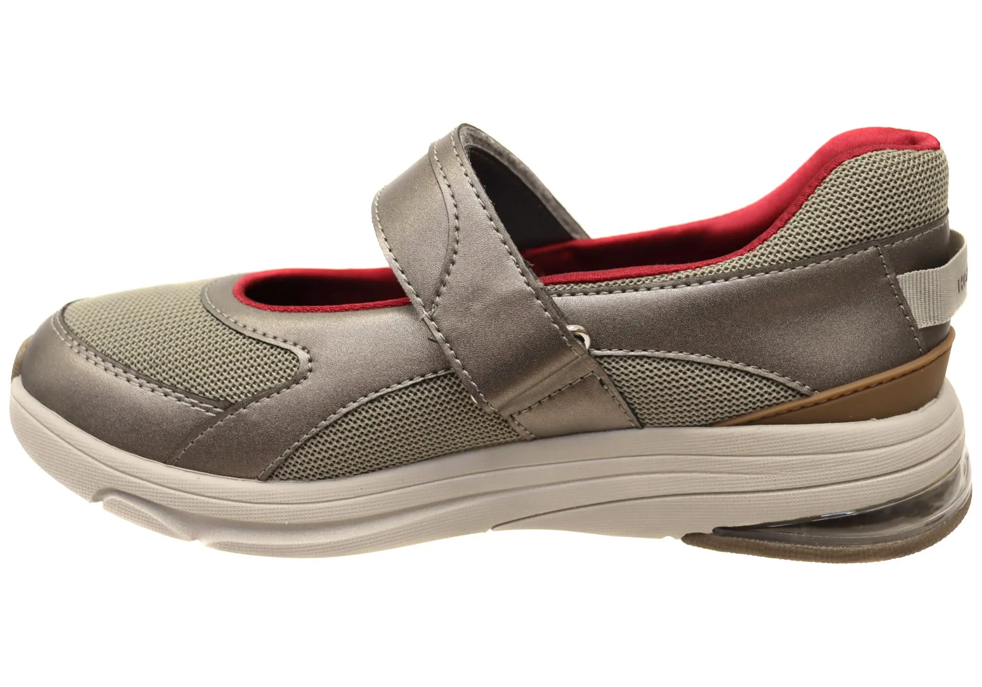 Homyped Airstep MJ Womens Comfortable Wide Fit Mary Jane Shoes