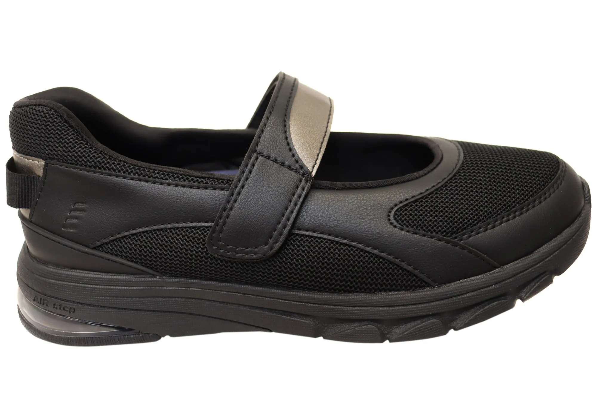 Homyped Airstep MJ Womens Comfortable Wide Fit Mary Jane Shoes