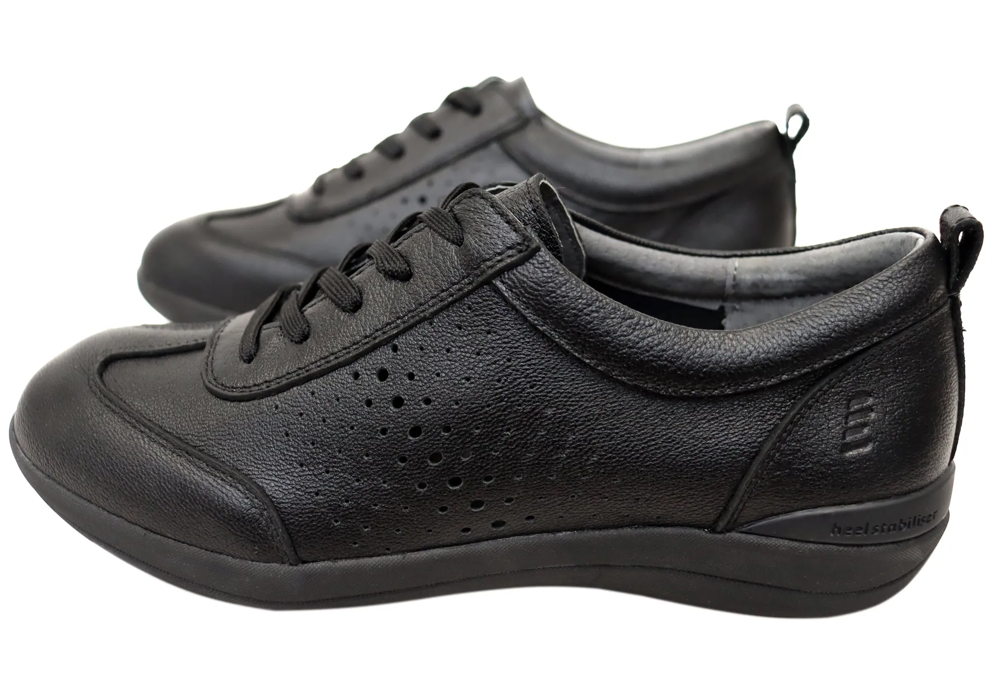Homyped Gail Lace Womens Leather Comfortable Supportive Lace Up Shoes