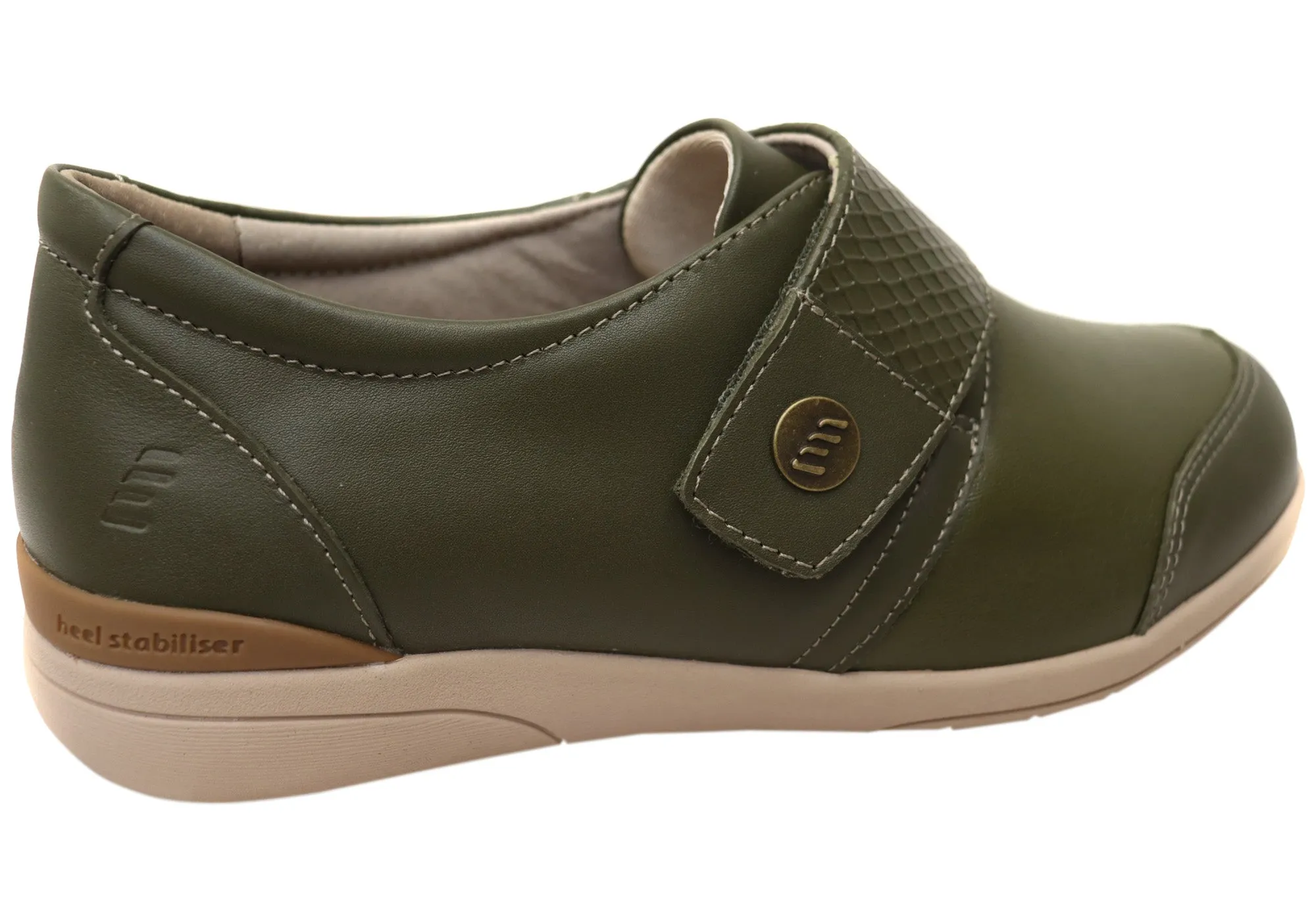 Homyped Maya Womens Comfortable Leather Wide Shoes