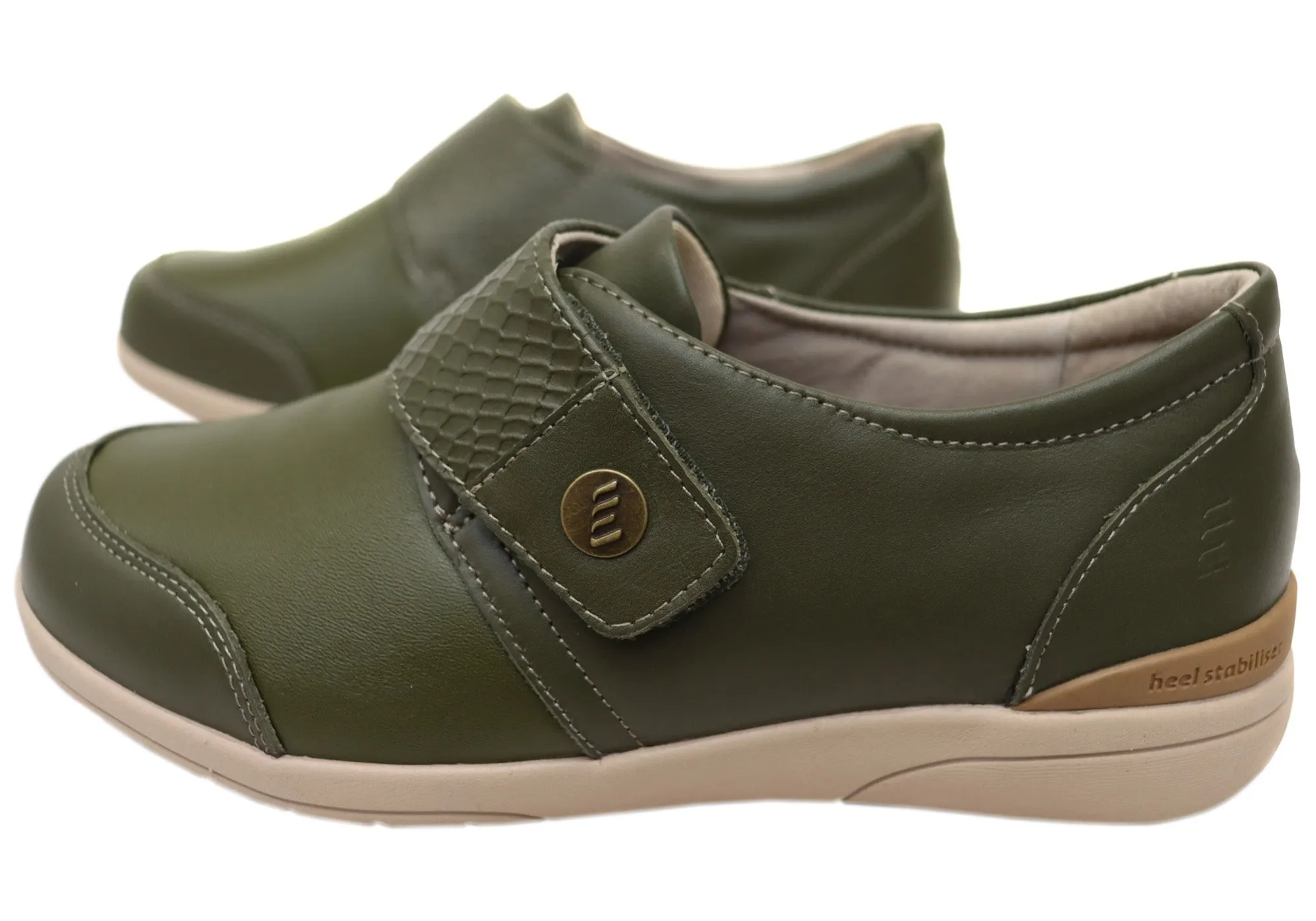 Homyped Maya Womens Comfortable Leather Wide Shoes