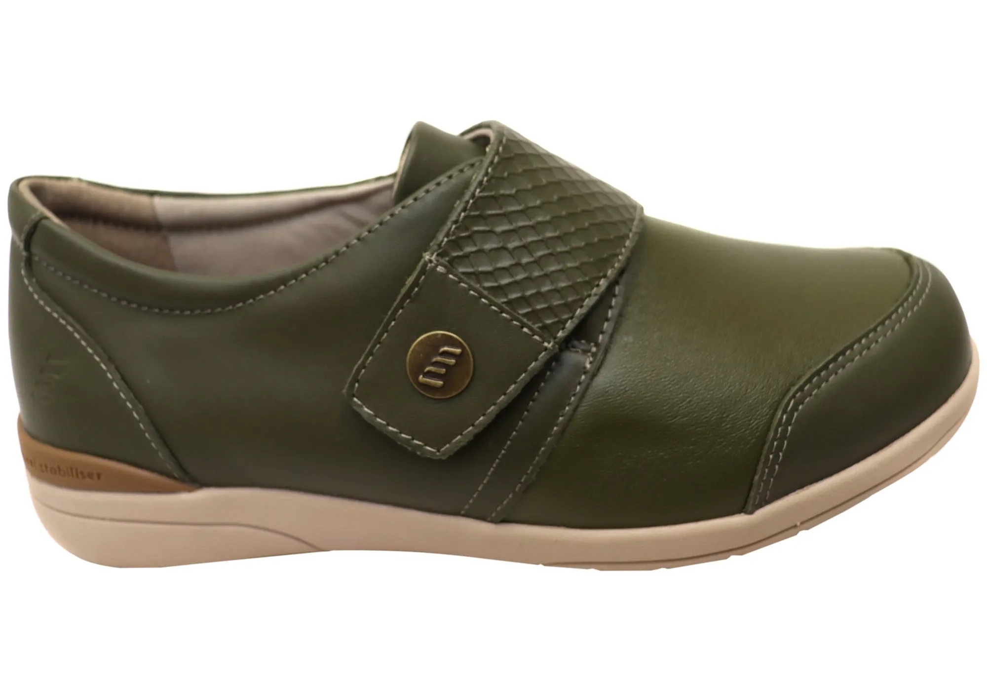 Homyped Maya Womens Comfortable Leather Wide Shoes