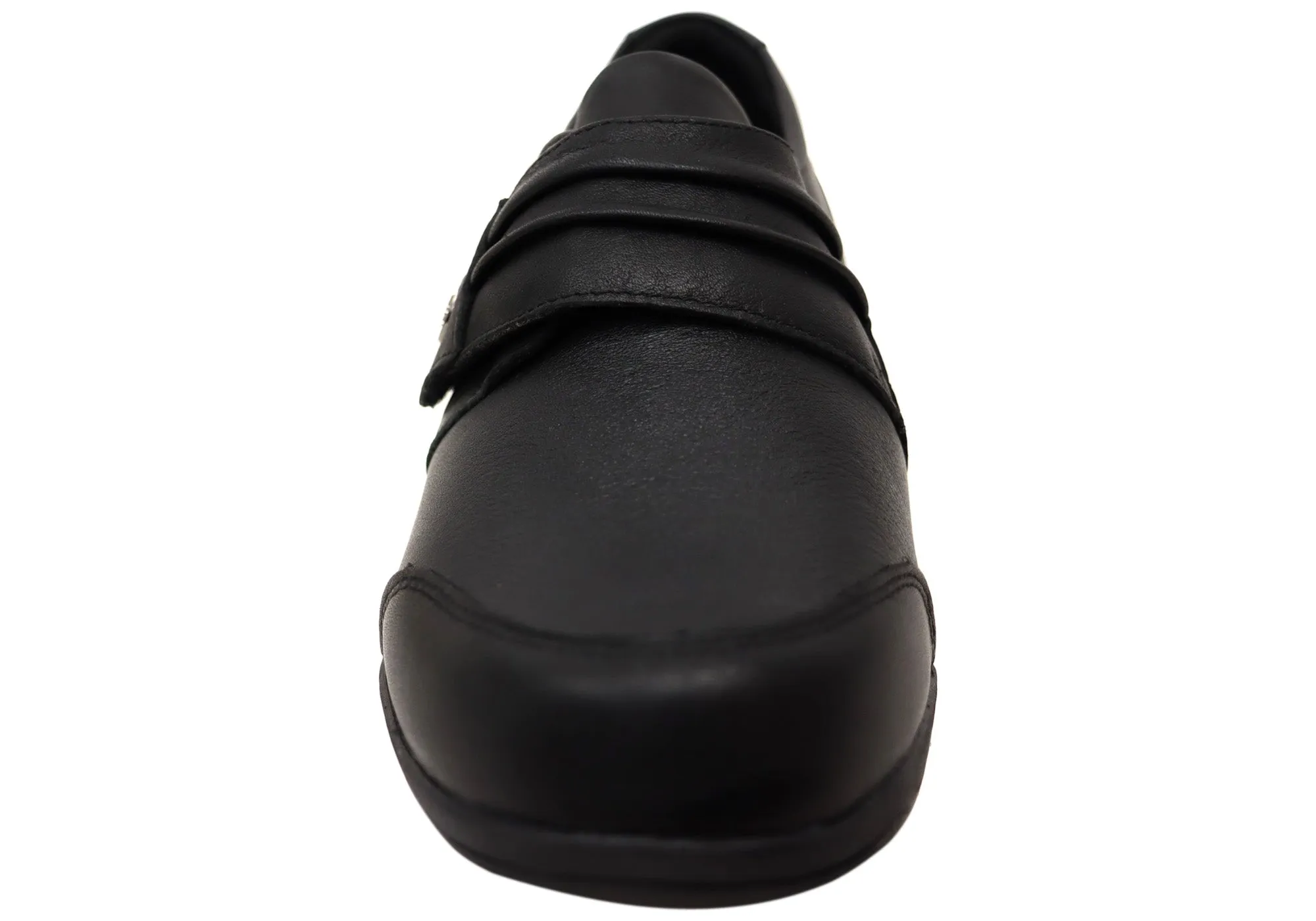Homyped Maya Womens Comfortable Leather Wide Shoes