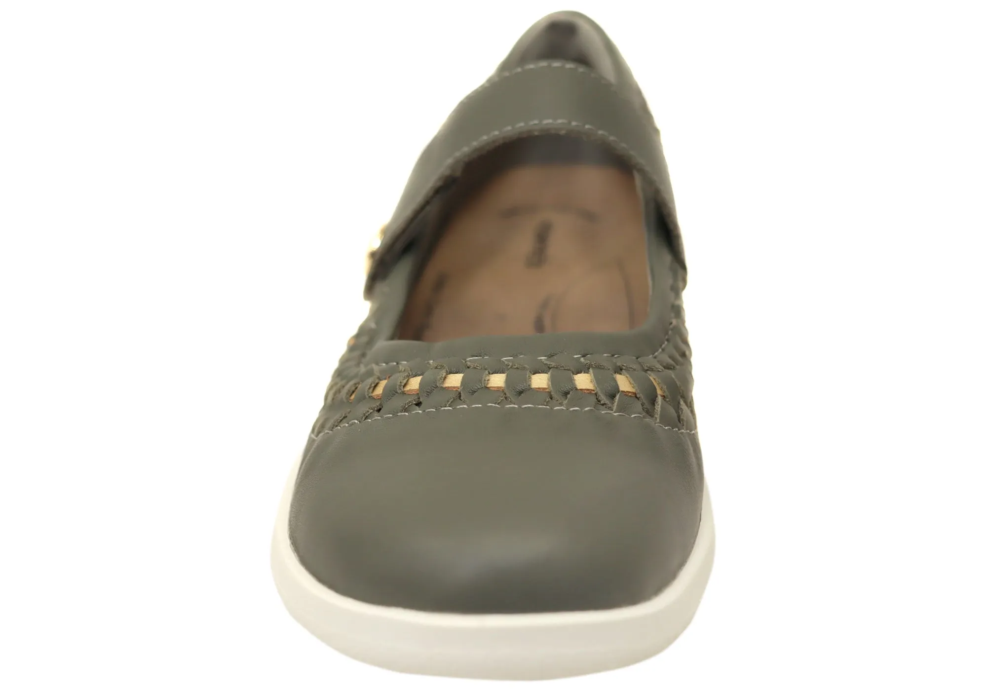 Homyped Sierra Summer Womens Leather Comfortable Mary Jane Shoes