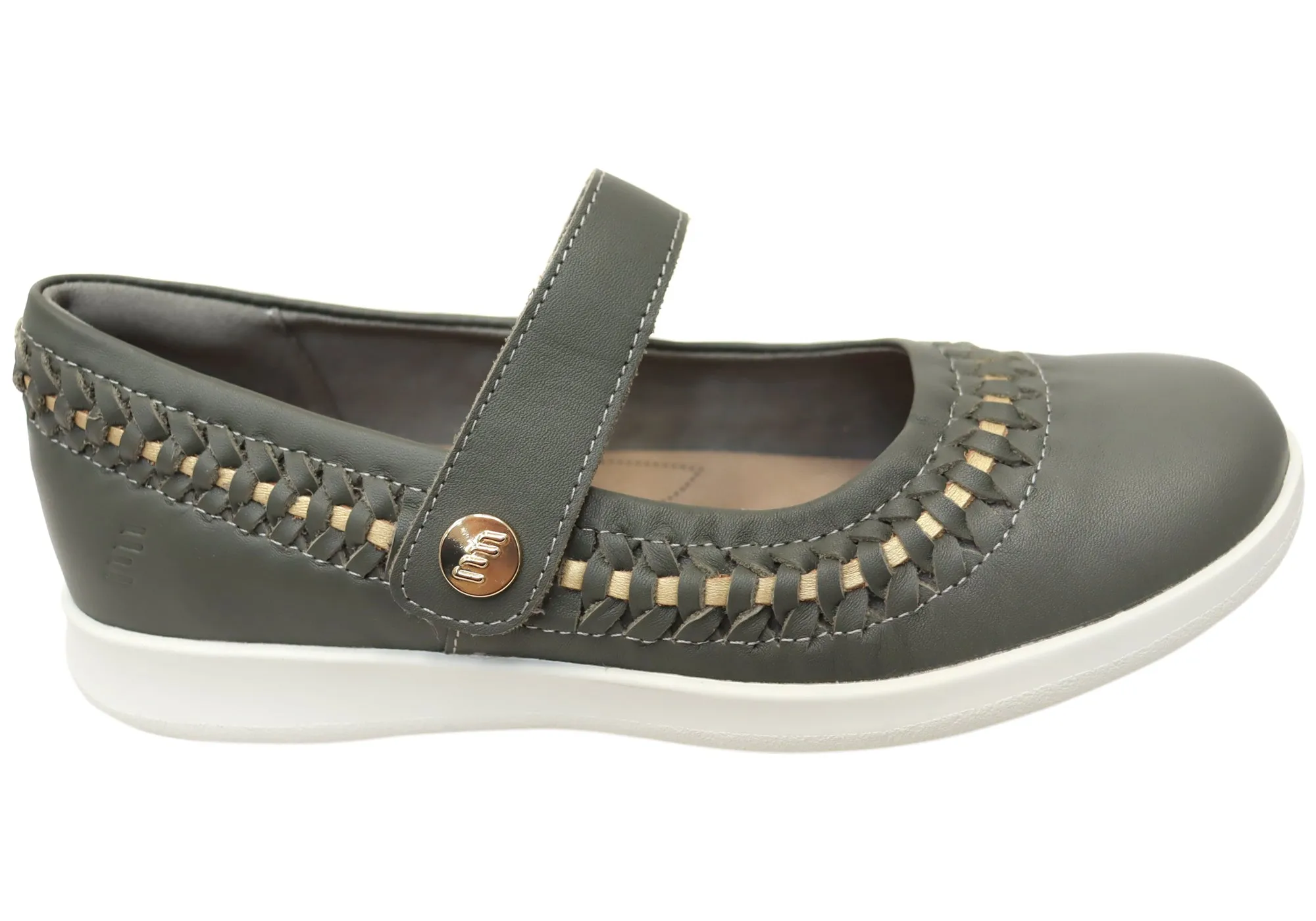 Homyped Sierra Summer Womens Leather Comfortable Mary Jane Shoes
