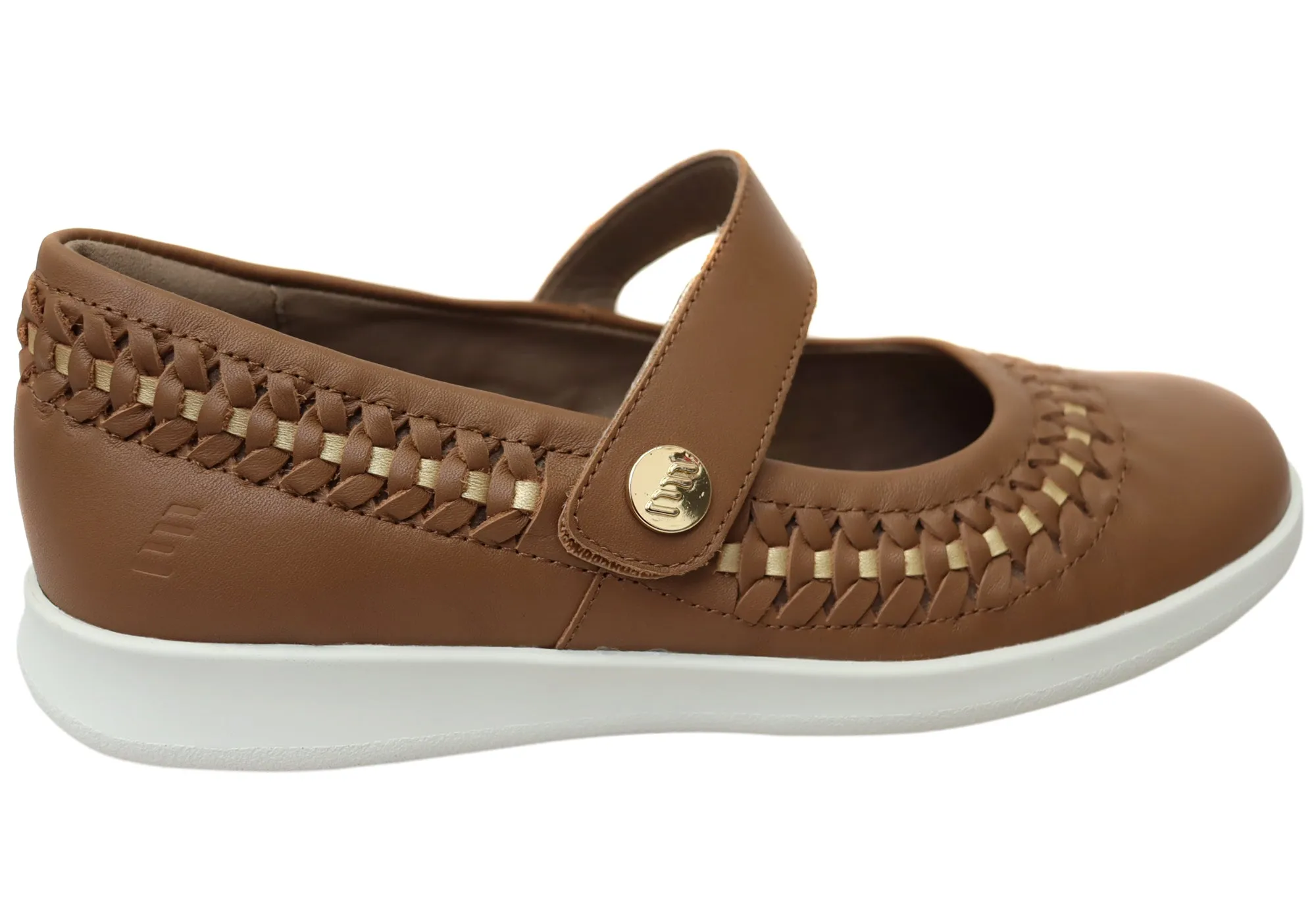 Homyped Sierra Summer Womens Leather Comfortable Mary Jane Shoes