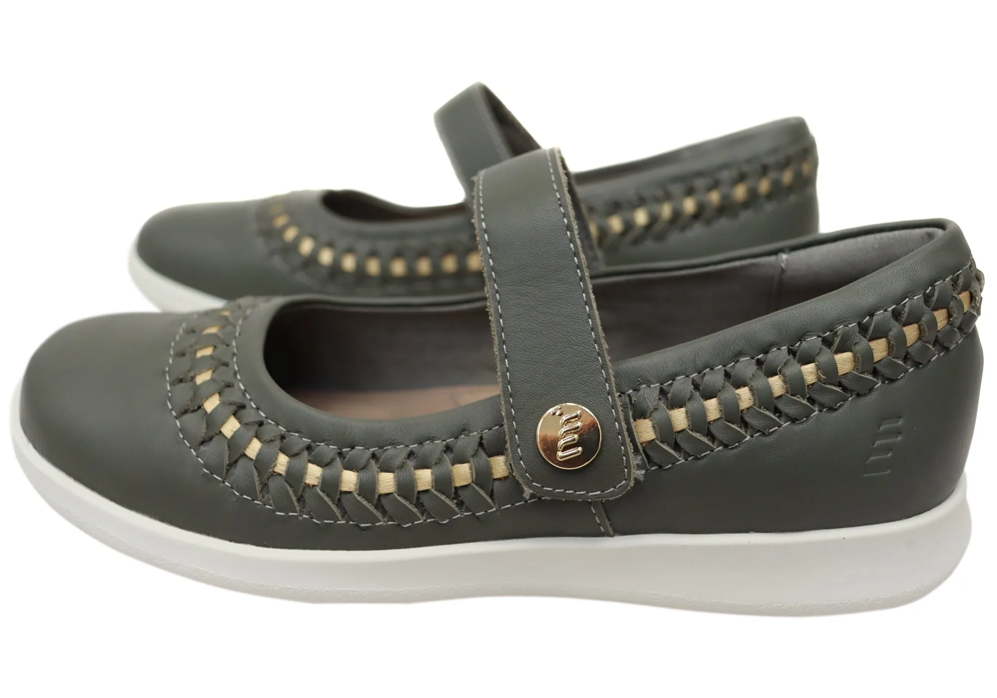 Homyped Sierra Summer Womens Leather Comfortable Mary Jane Shoes