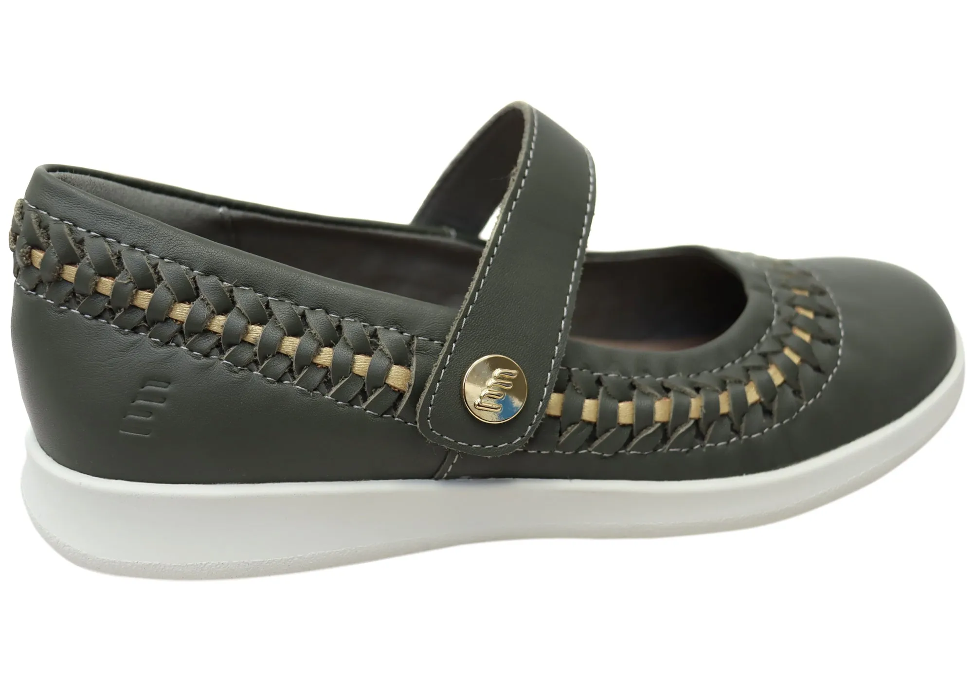 Homyped Sierra Summer Womens Leather Comfortable Mary Jane Shoes