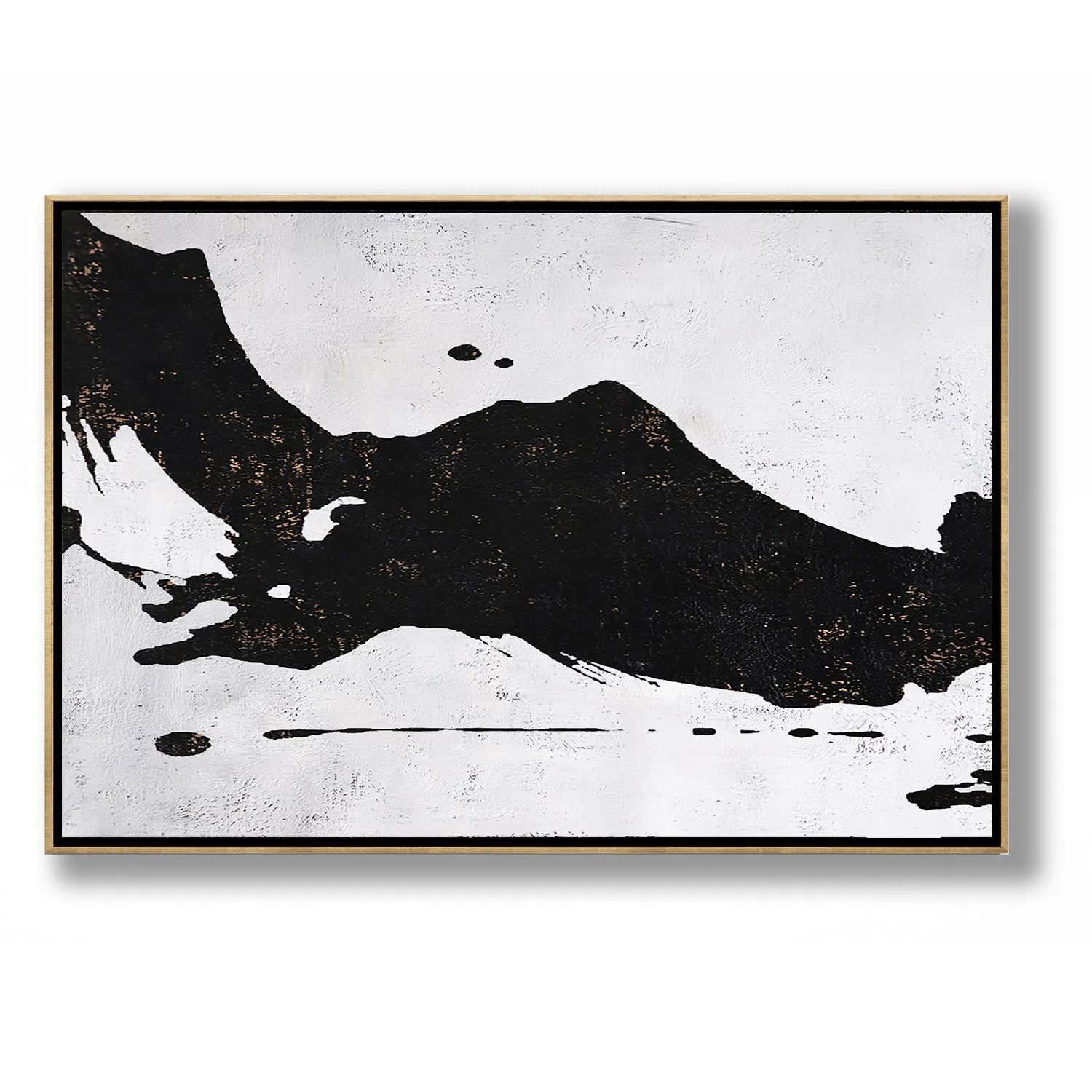 Horizontal abstract painting H26H