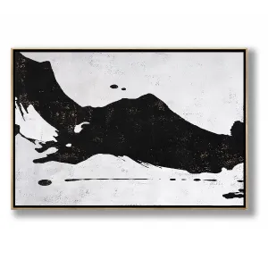 Horizontal abstract painting H26H