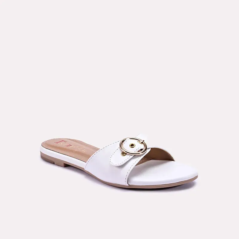 Ira White Casual Flats 0412636