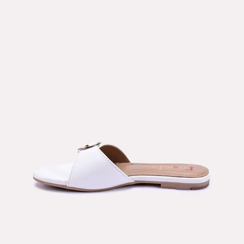Ira White Casual Flats 0412636