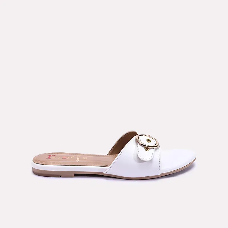 Ira White Casual Flats 0412636