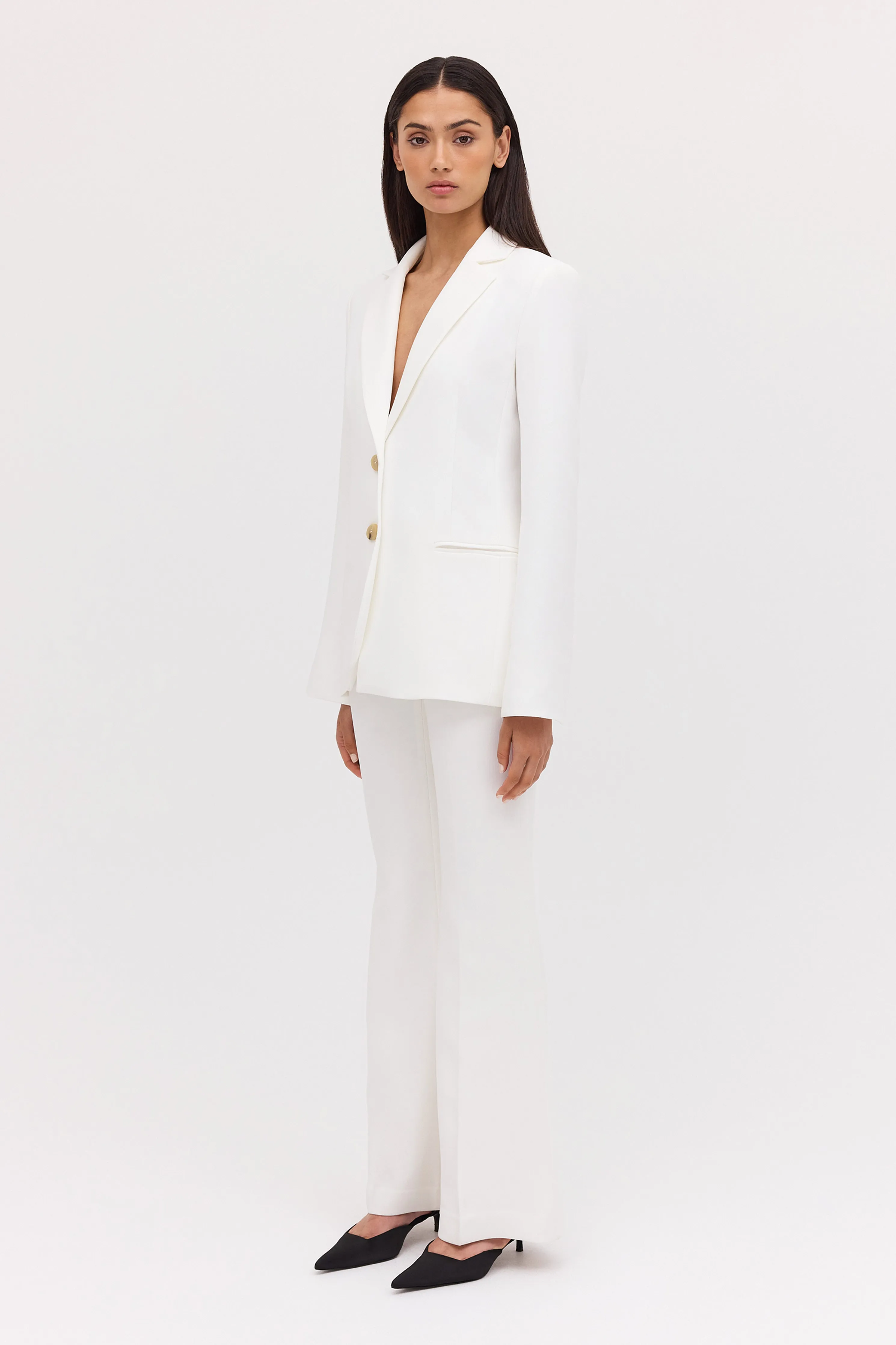 IVORY CREPE ENSO JACKET