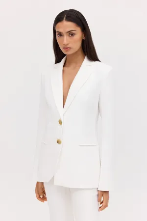 IVORY CREPE ENSO JACKET