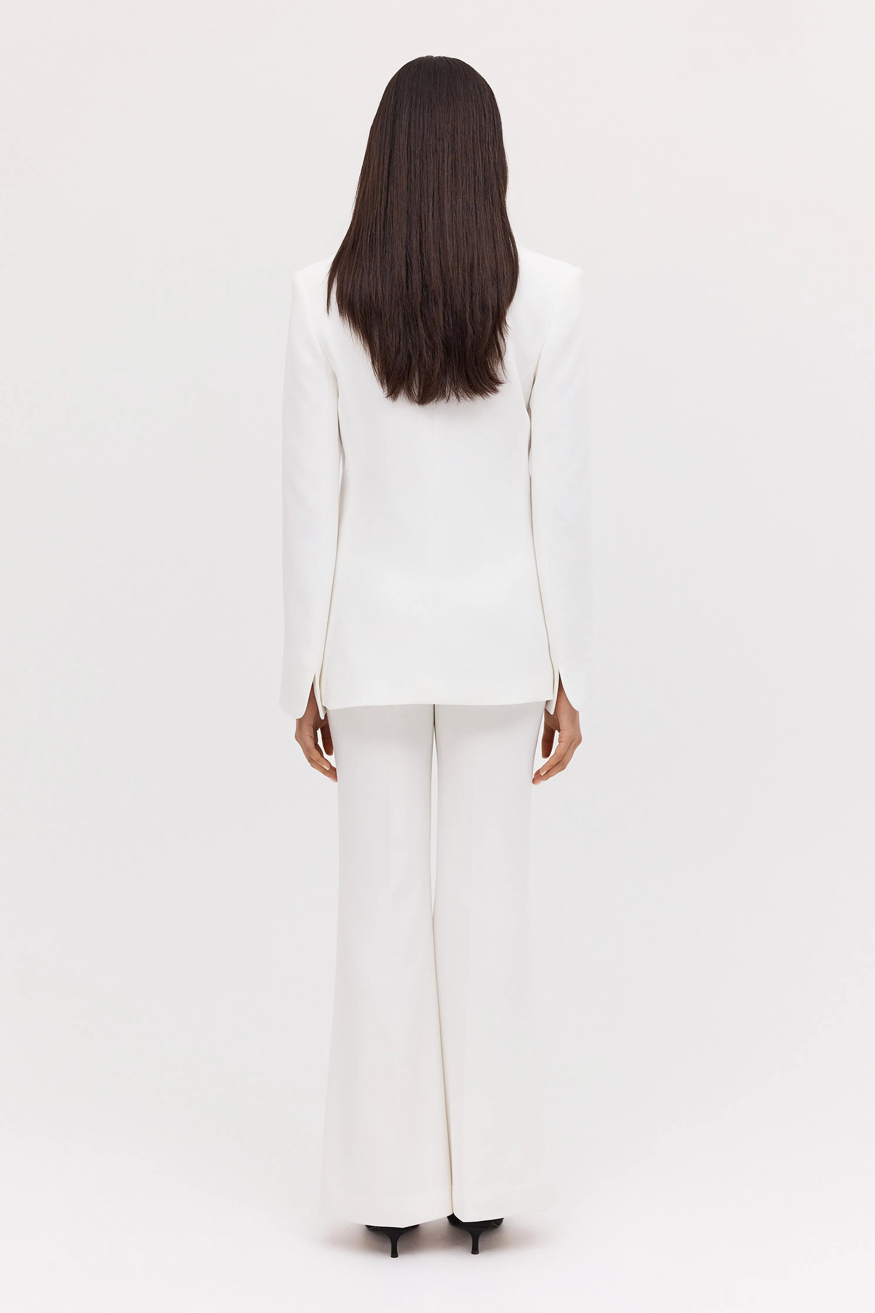 IVORY CREPE ENSO JACKET