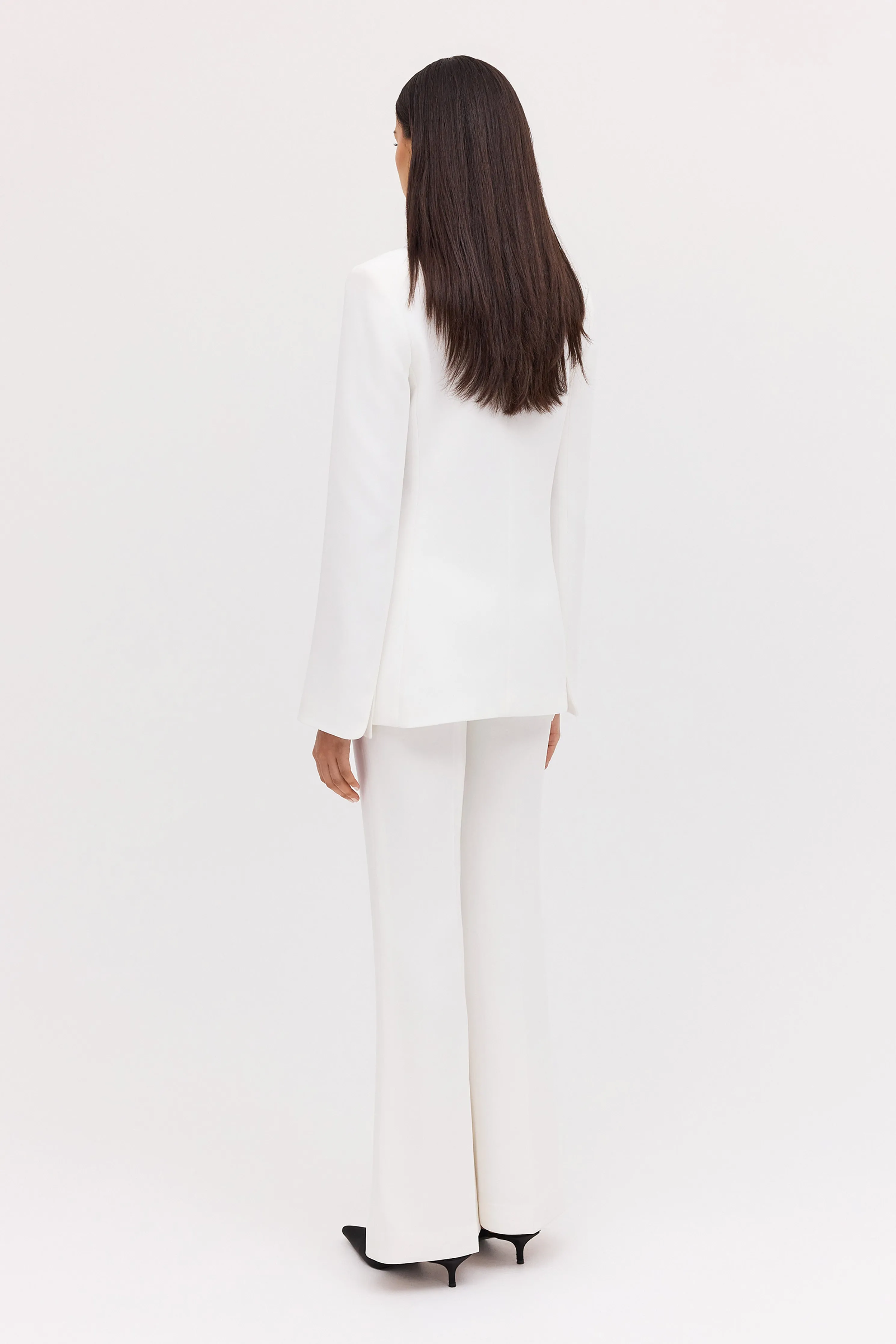 IVORY CREPE ENSO JACKET