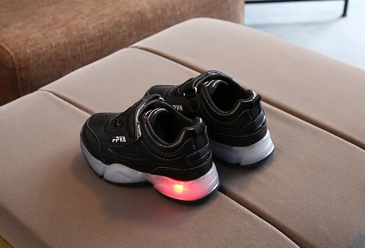Kids Breathable LED Sneakers with Light