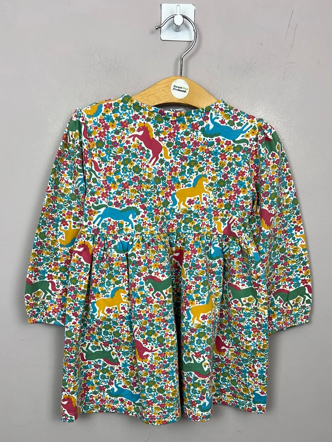 Kite ditsy pony jersey dress 3y
