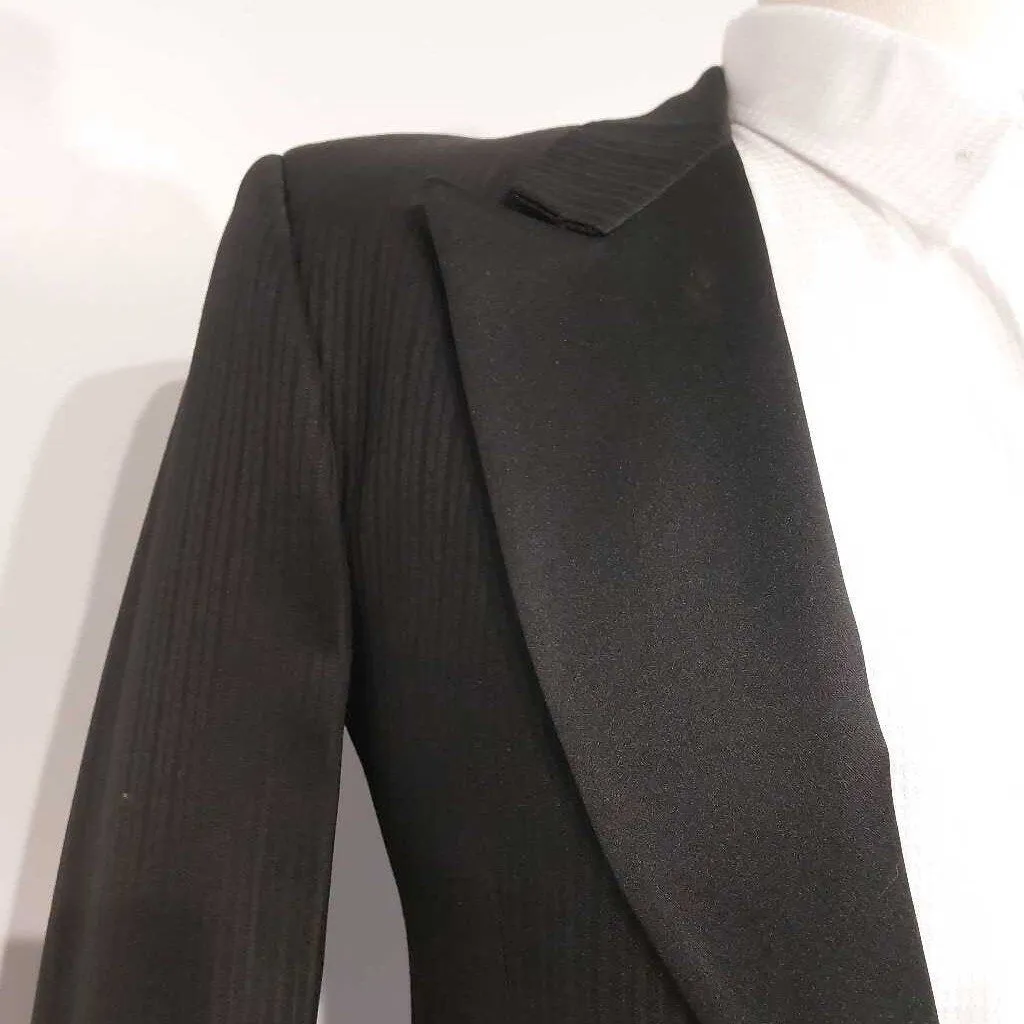 LeCheval Black Striped Boys Tux