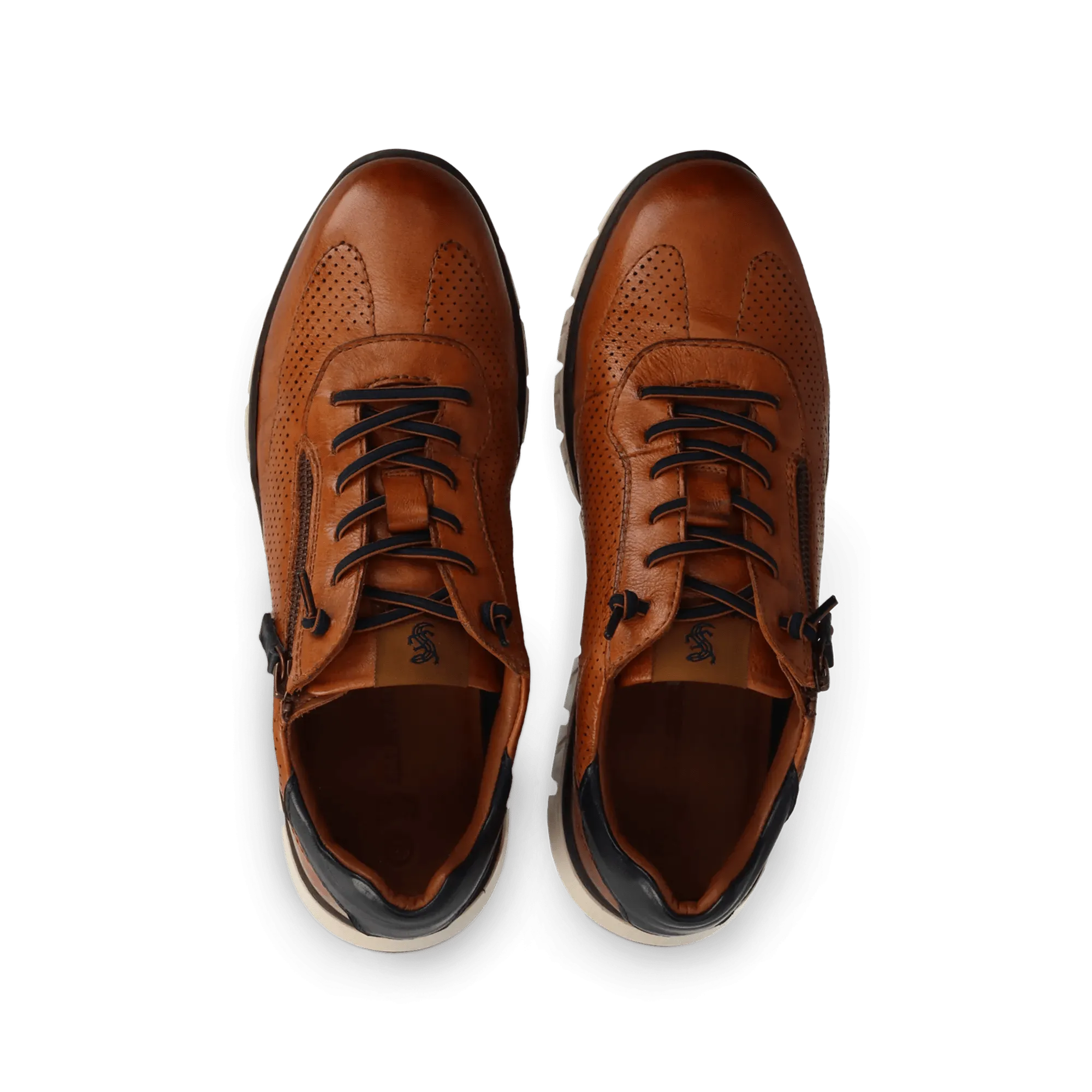 Leder Sneaker cognac