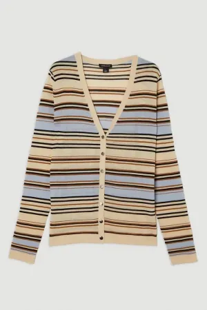 Lightweight Stitch Detail Knitted Cardi