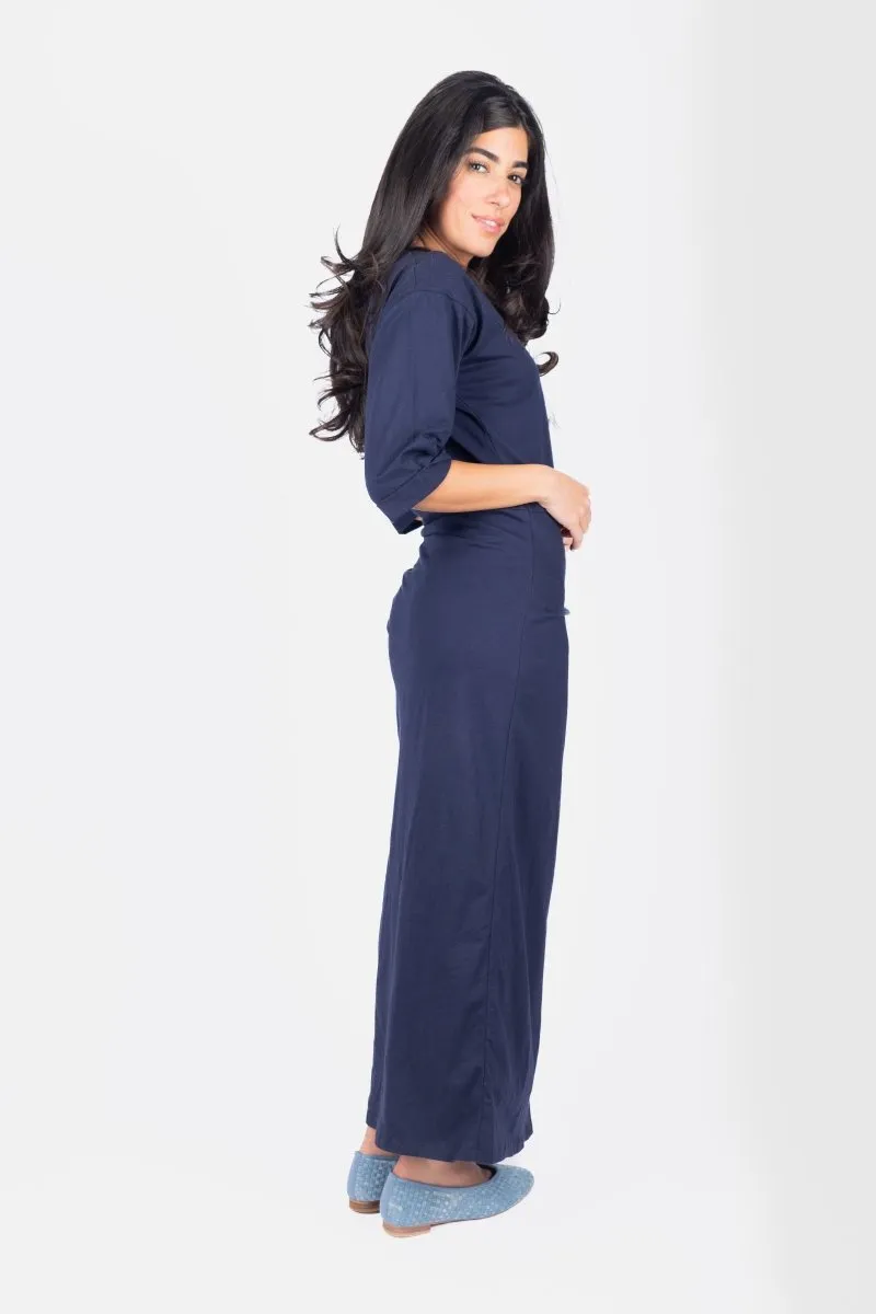 LILA DRESS (NAVY)