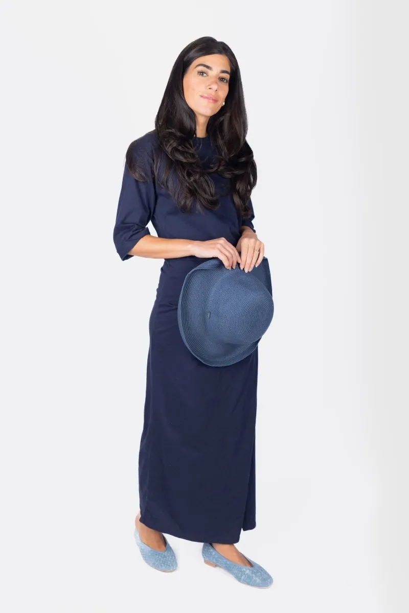 LILA DRESS (NAVY)
