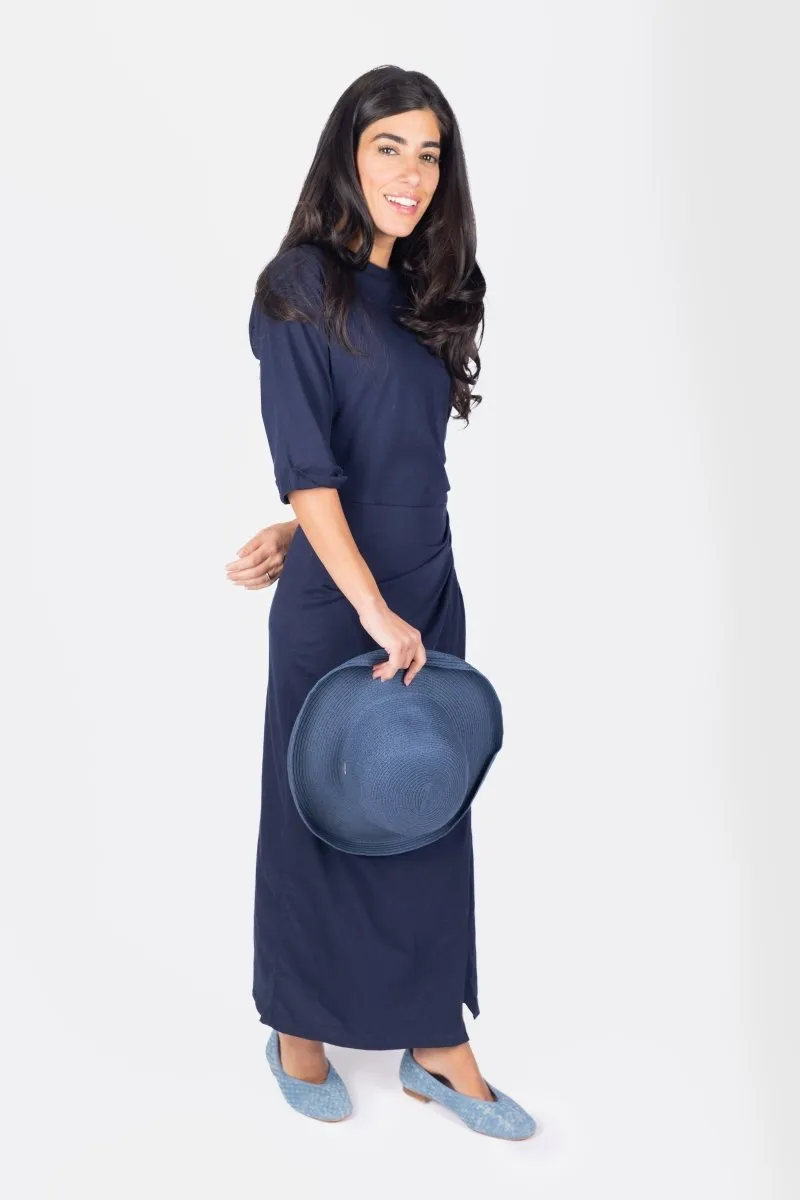 LILA DRESS (NAVY)