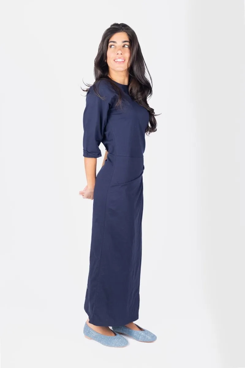 LILA DRESS (NAVY)