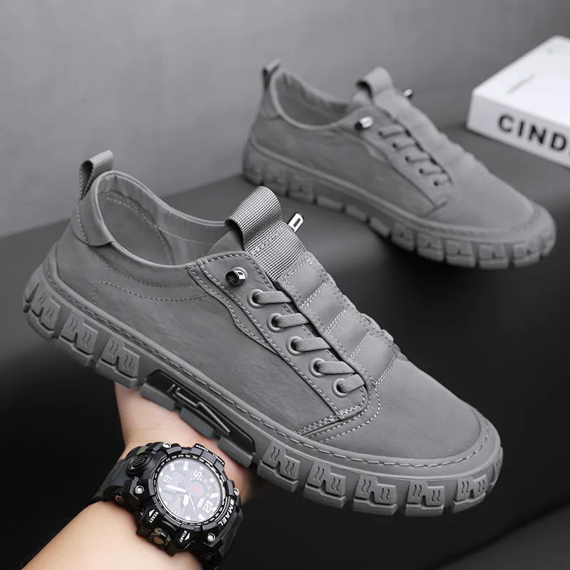 Men's Trendy Tarpaulin Casual Flats
