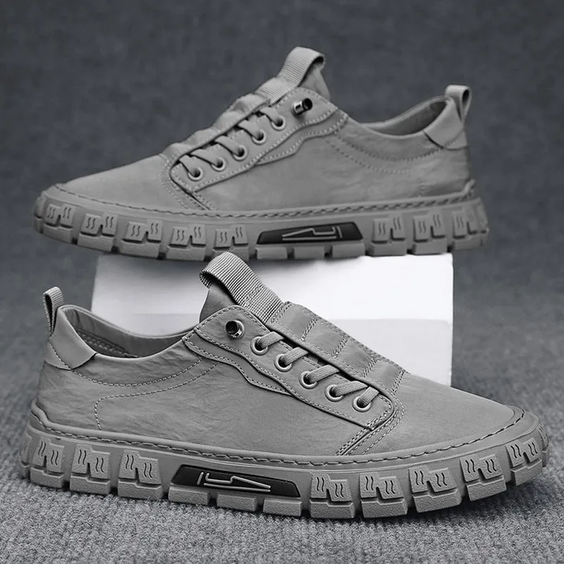 Men's Trendy Tarpaulin Casual Flats