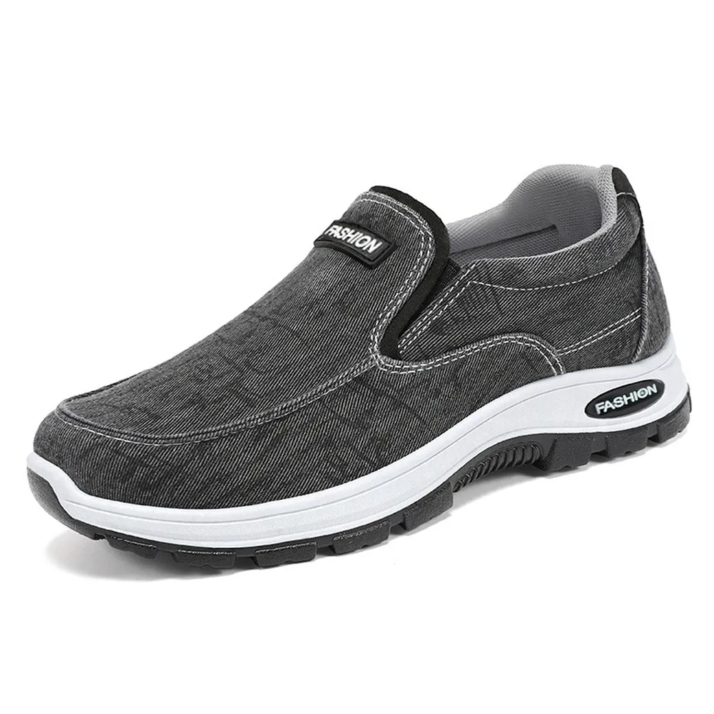 Minimalist Outdoor Moccasins for Men in Soft Canvas