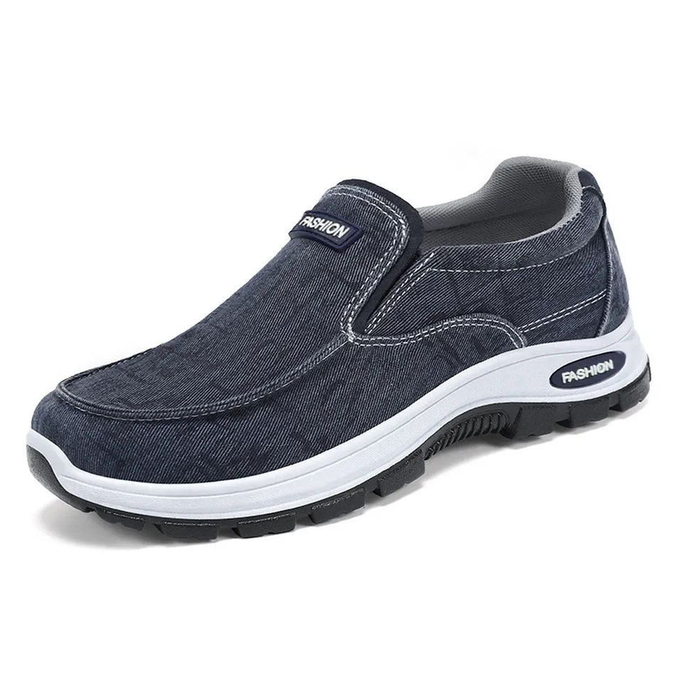 Minimalist Outdoor Moccasins for Men in Soft Canvas