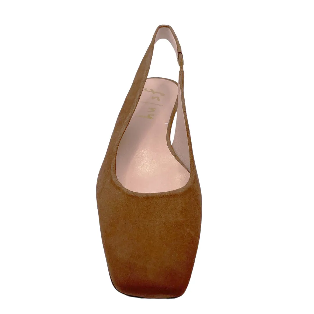 Mischa - Dark Camel Suede