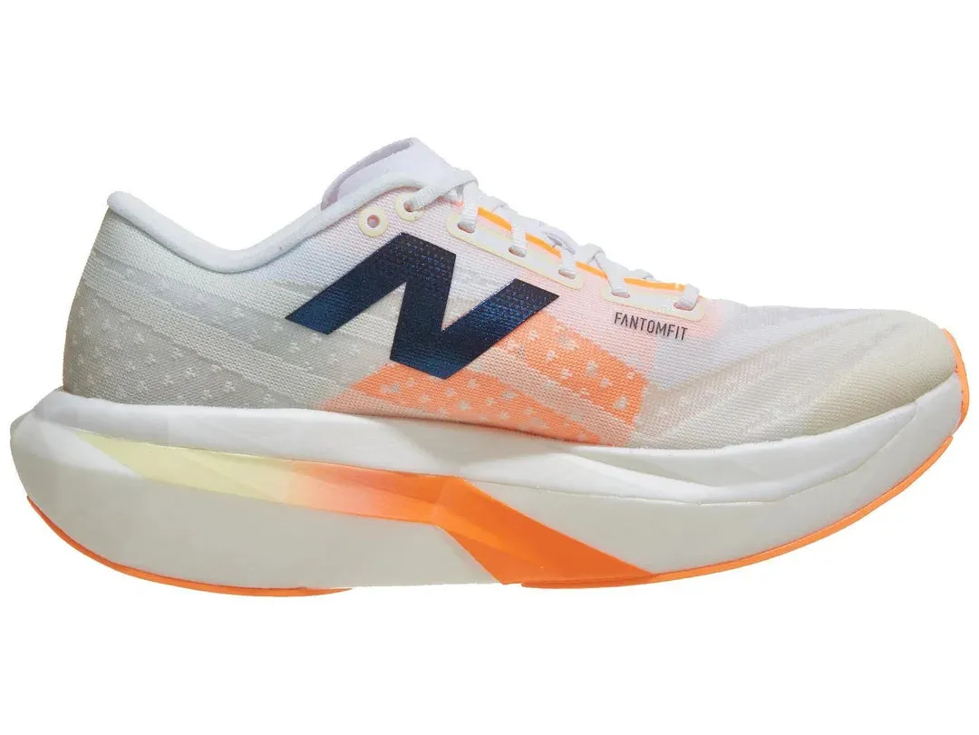 New Balance | FuelCell SuperComp Elite v4 | Women's | White/Angora/Hot Mango