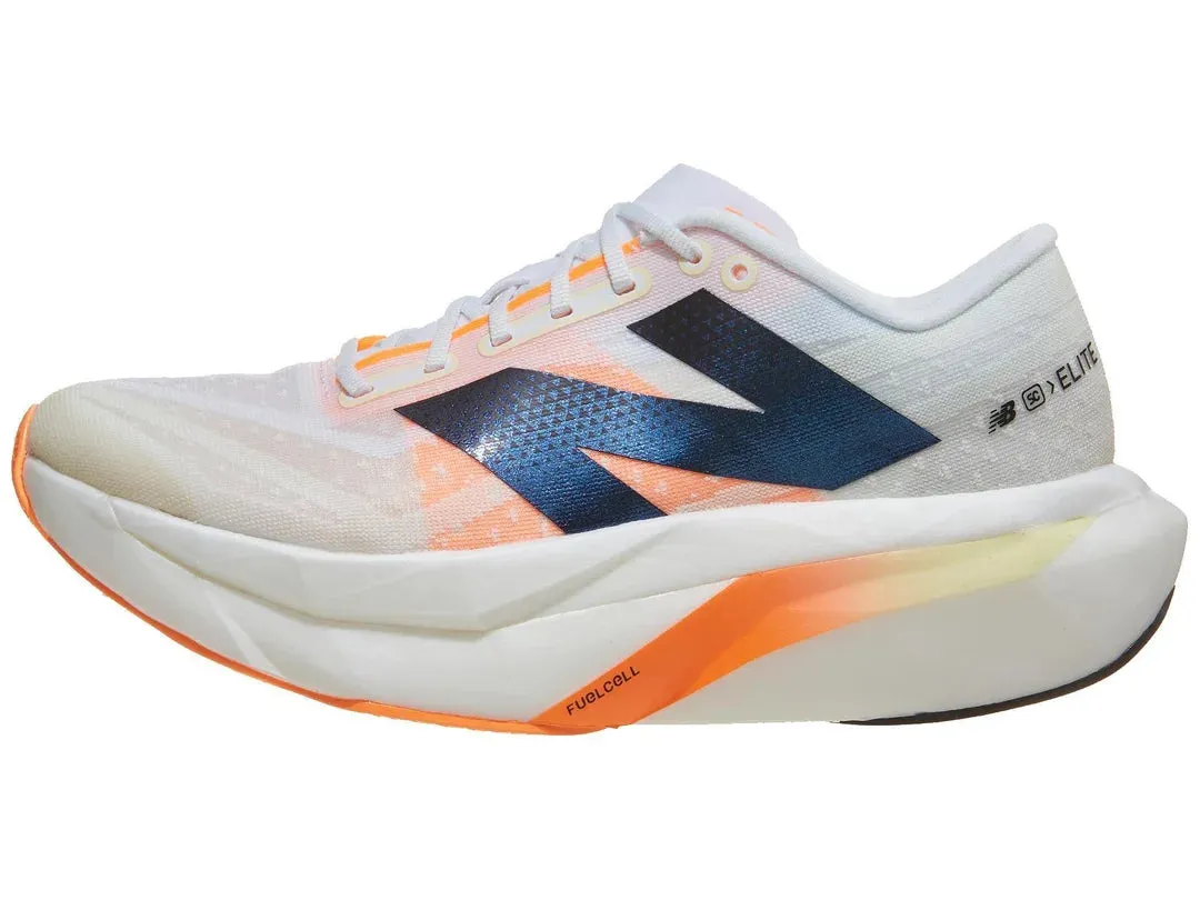 New Balance | FuelCell SuperComp Elite v4 | Women's | White/Angora/Hot Mango
