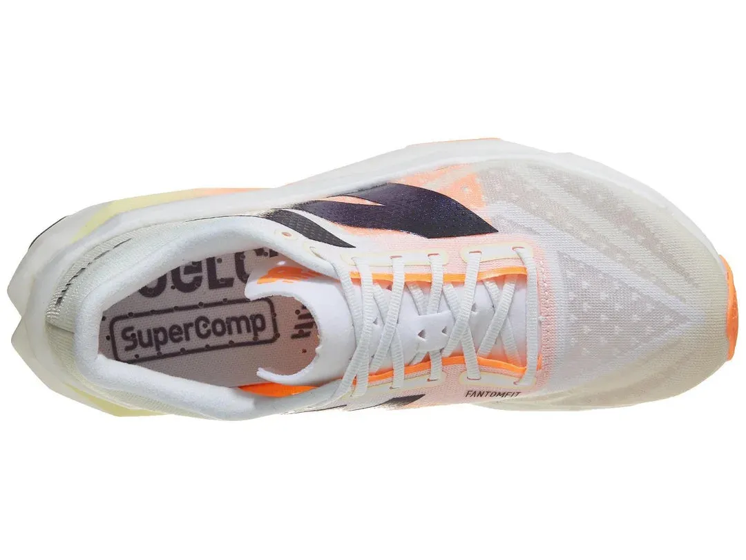 New Balance | FuelCell SuperComp Elite v4 | Women's | White/Angora/Hot Mango