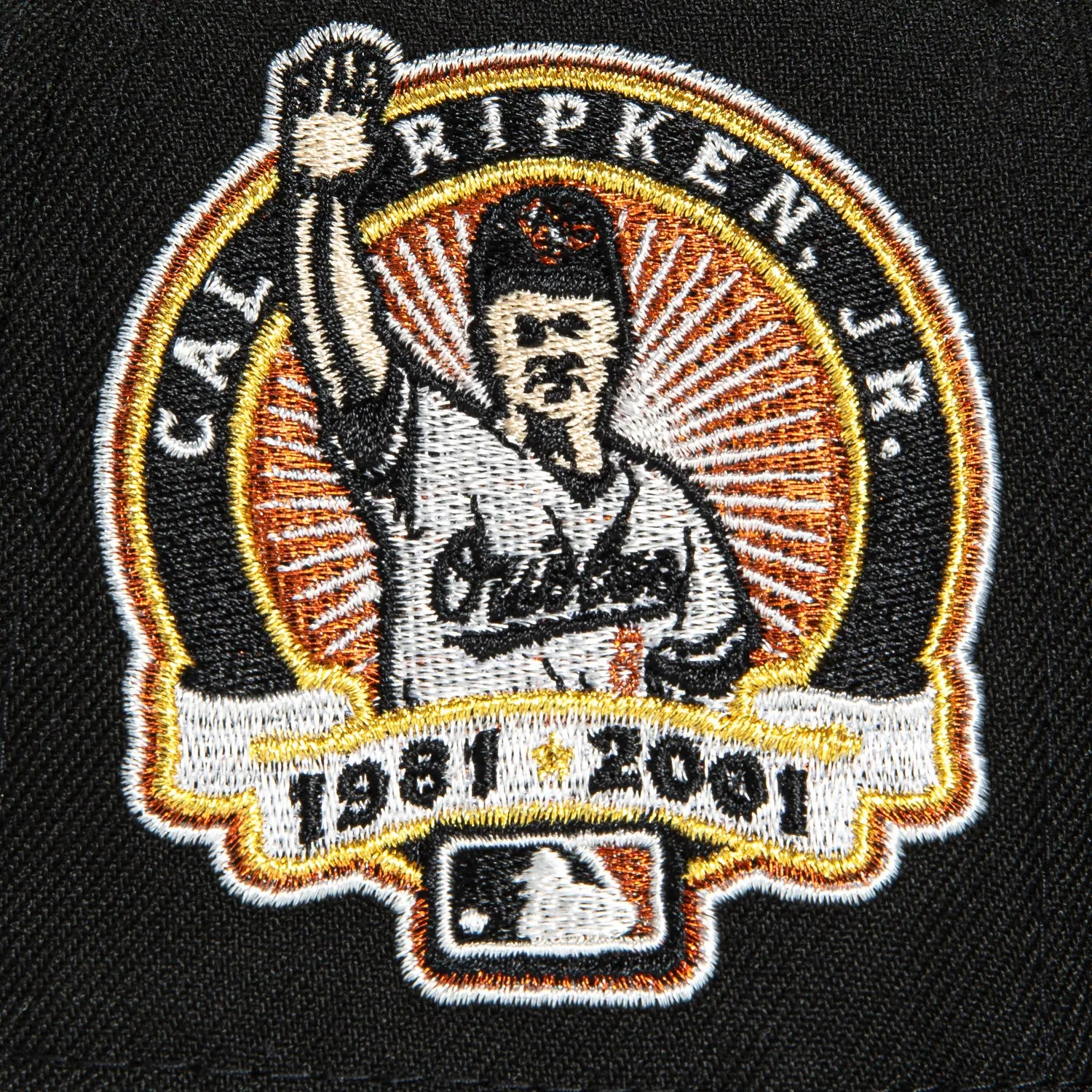 New Era 59Fifty Hall of Fame Baltimore Orioles Cal Ripken Jr. 8 Patch Hat - Black