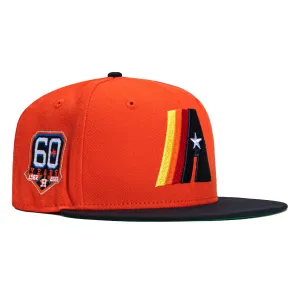 New Era 59Fifty Houston Astros 60th Anniversary Patch Concept Hat - Orange, Navy