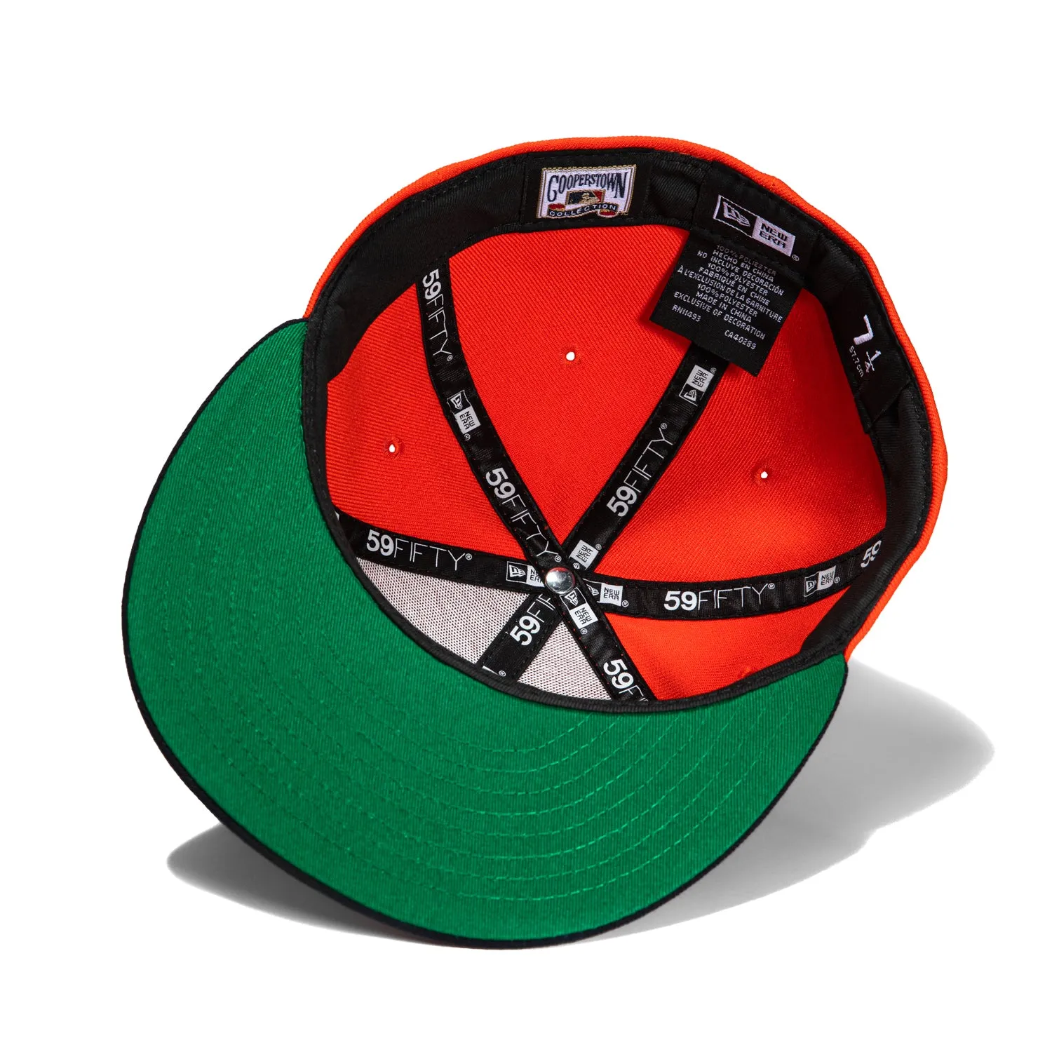 New Era 59Fifty Houston Astros 60th Anniversary Patch Concept Hat - Orange, Navy
